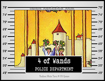 4 of Wands