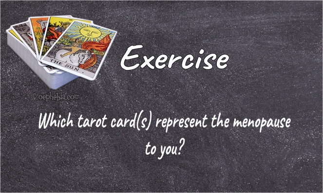 exercise 2 tarot card for the menopause